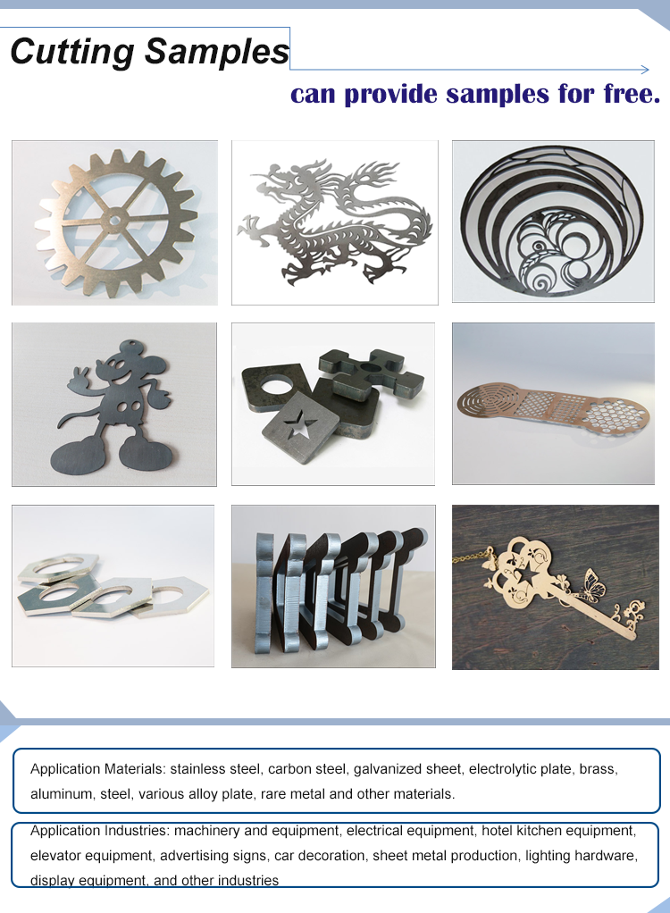 1kw 2kw Good Price Fiber Laser Cutting Machine For Sheet Metal tagliatrice del laser della fibra di buon prezzo di 1kw 2kw per la lamiera sottile