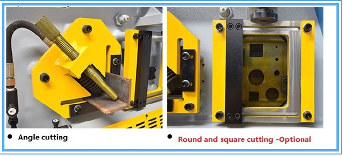 60t Q35-16 Hydraulic Ironworker Shearing Punching Bending And Notching Machine 60t Q35-16 siderurgico idraulico cesoia punzonatrice piegatrice e intagliatrice