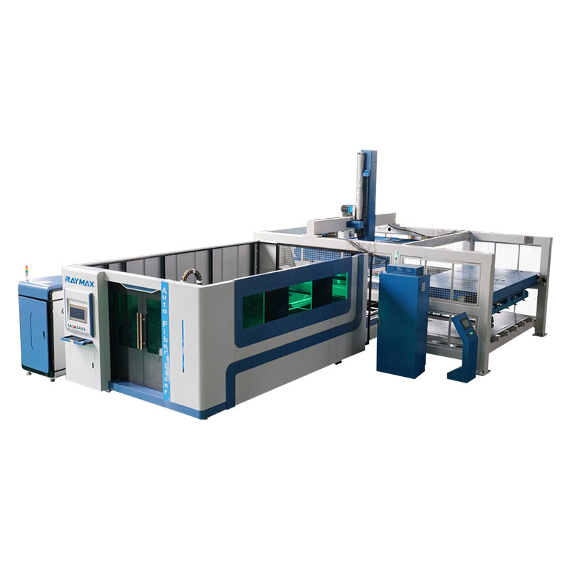Macchina da taglio laser in fibra di metallo CNC automatica con raffreddamento ad acqua 1500w