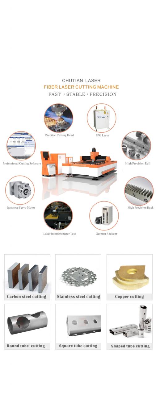 Cnc Laser Manufacture 500W 1000W 2000W Stainless Steel Fiber Laser Cutting Machine Macchina da taglio laser in fibra di acciaio inossidabile 500W 1000W 2000W di fabbricazione del laser di CNC