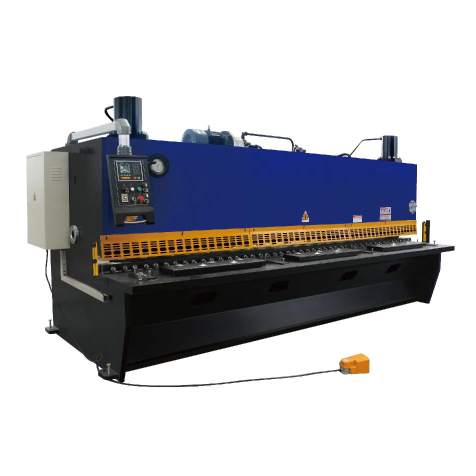 Cnc Nc Hydraulic Press Metal Guillotine Shear Machine For Carbon Stainless Steel Sheet Macchina cesoia a ghigliottina per metallo con pressa idraulica CNC NC per lamiera di acciaio inossidabile al carbonio