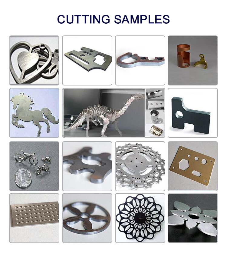 Tagliatrice laser economica in fibra di lamiera cnc con piano di lavoro singolo doppio