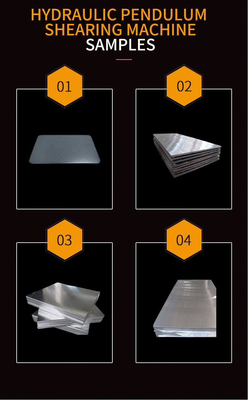 Hydraulic Pendulum Cnc Swing Beam Sheet Metal Plate Shearing Machine Cesoia per lamiere a pendolo idraulico con trave oscillante a controllo numerico